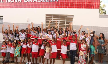 São Sebastião do Passé: Prefeitura entrega nova Escola Nova Brasília à comunidade