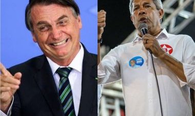 Bolsonaro (PL) tem acompanhado com bons olhos a ascensão de Jerônimo Rodrigues.