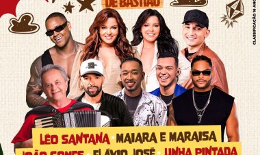 São Sebastião do Passé anuncia grade de atrações do São João com shows de João Gomes, Maiara e Maraísa e Léo Santana