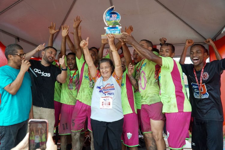 São Sebastião do Passé: Comemoração no dia do trabalhador foi festa troféus e medalhas..
